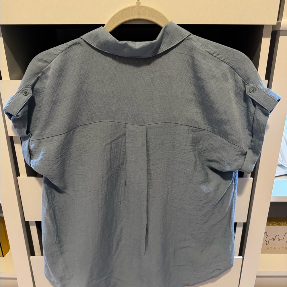 Blue Button-Up Shirt - Picture 3 of 3